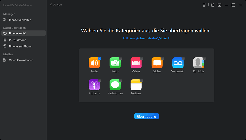 Daten sichern iphone