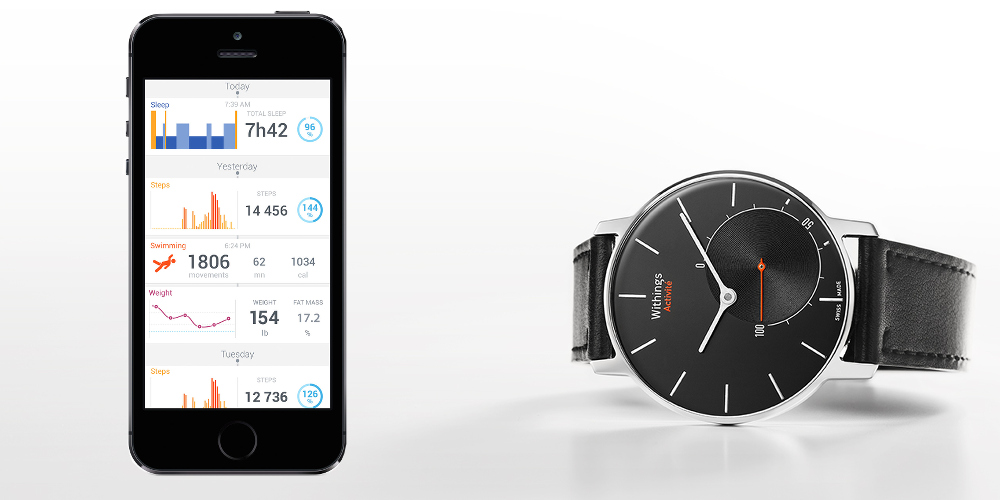 Schrittzähler als Uhr, die Activité von Withings