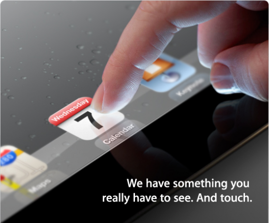Apples Einladung zur iPad-Vorstellung
