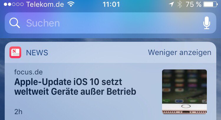 iOS 10 Update