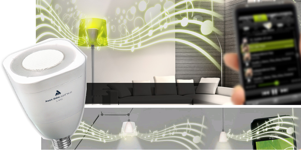 Awox Striim Light WiFi Lautsprecher LED-Lampe