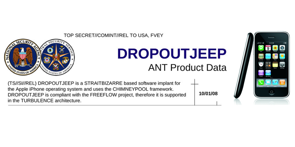 Dropoutjeep liest Daten vom iPhone aus