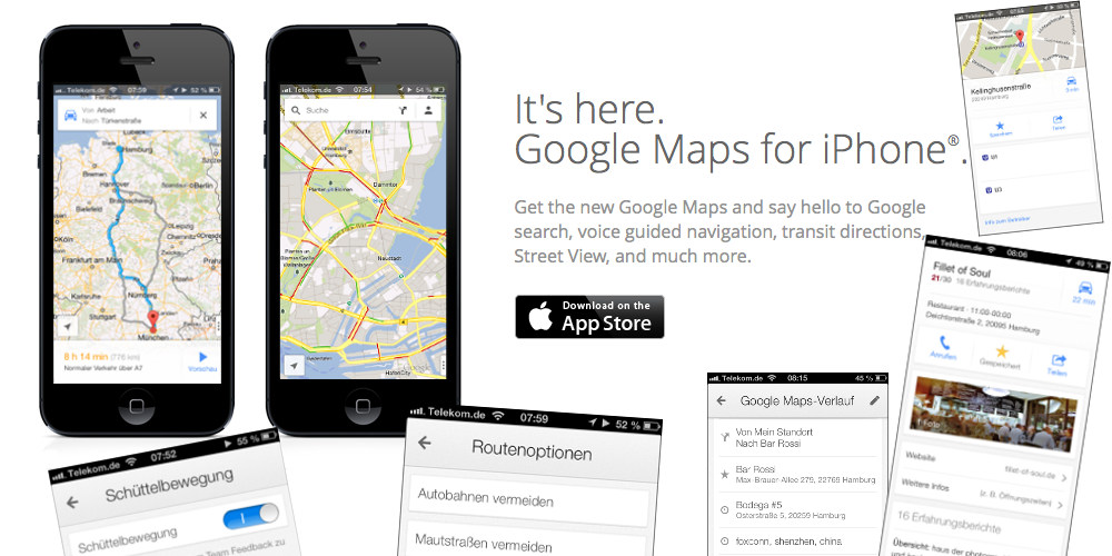 Google Maps iPhone App