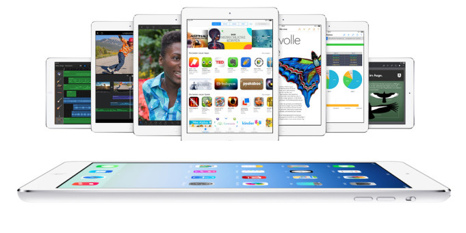 Ab November 2013 gibt es das iPad Air (c) Apple