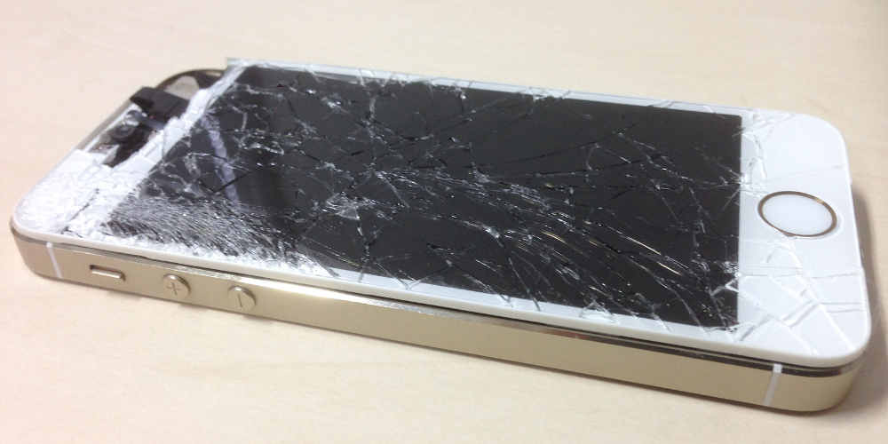 Schaden Defekt iPhone Bildschirm