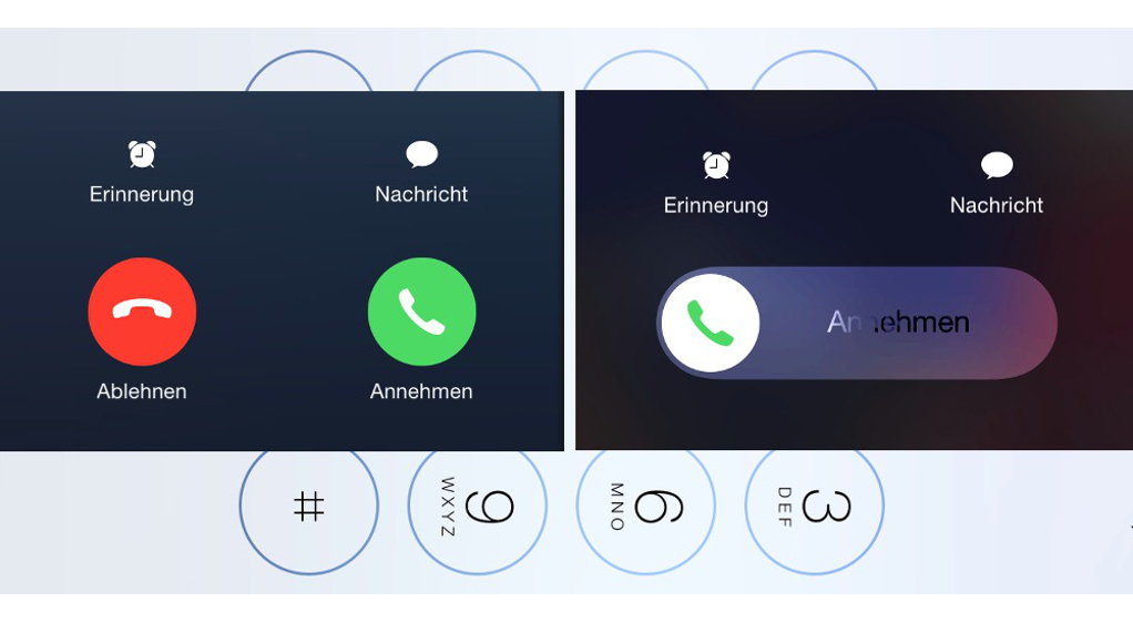 Anrufe annehmen iPhone