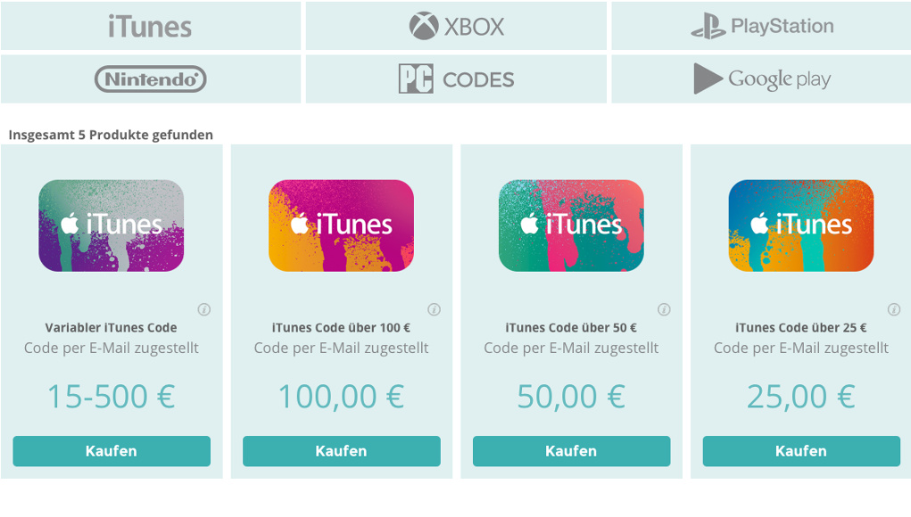 iTunes Guthaben