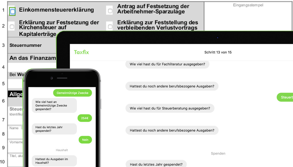Steuererklärung mit Taxfit