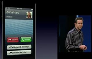 Unpassende Anrufe mit einer Kurznachricht beantworten (c) Apple