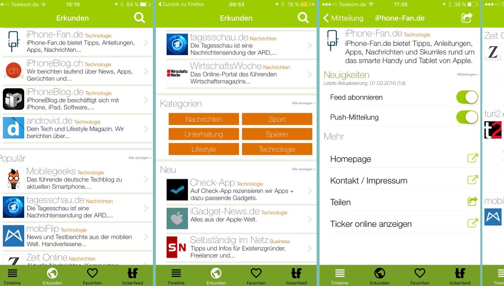 Tickerfeed