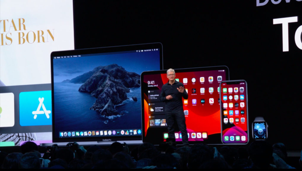 Tim Cook bei der WWDC 2019